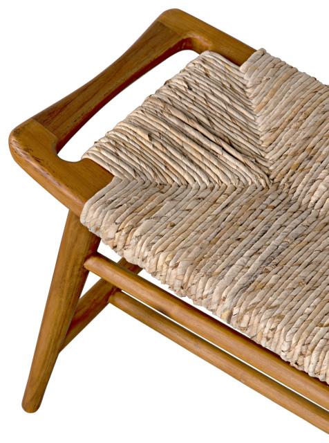 Stockholm Bench with Woven - Beach Style - Accent And Storage Benches ...