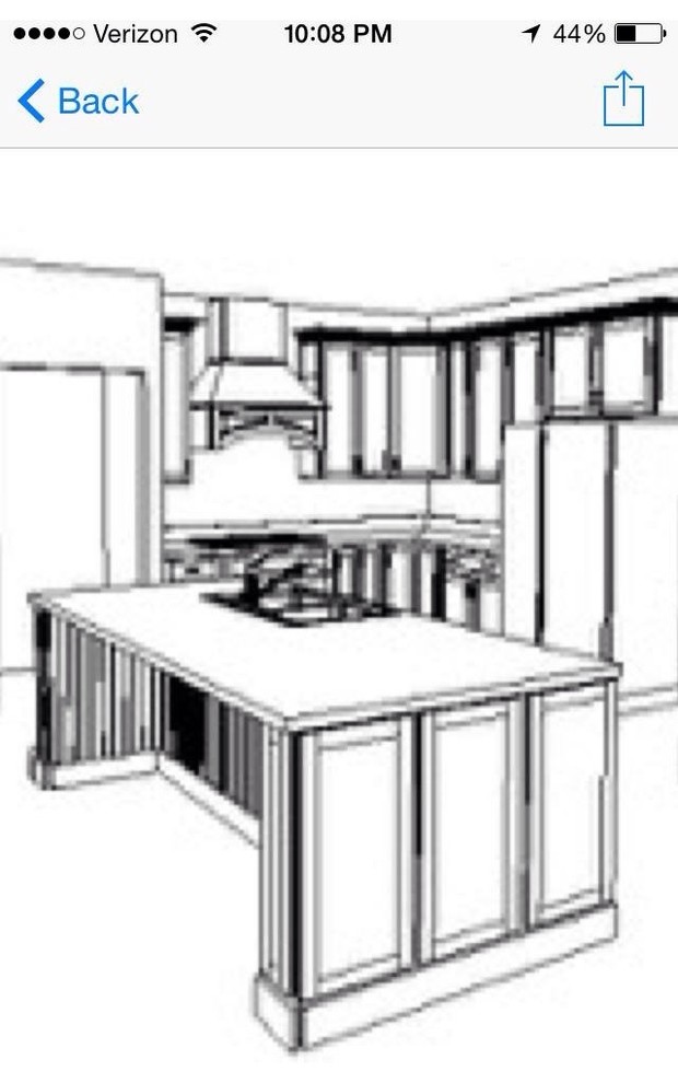 Should island counter finish match perimeter counters?