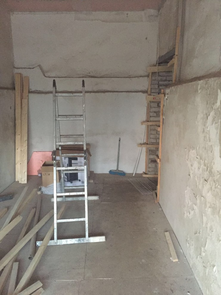 Кабинет переговорная в стиле лофт