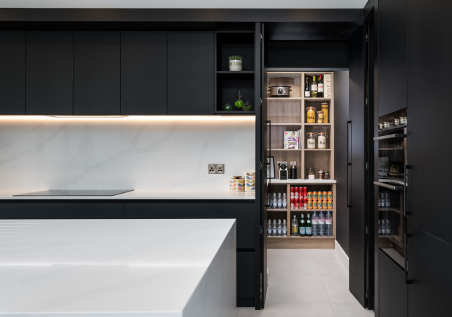 Black Modern Kitchen modern-kitchen