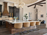 Mediterranean Kitchen by Azzul Aqua Studio