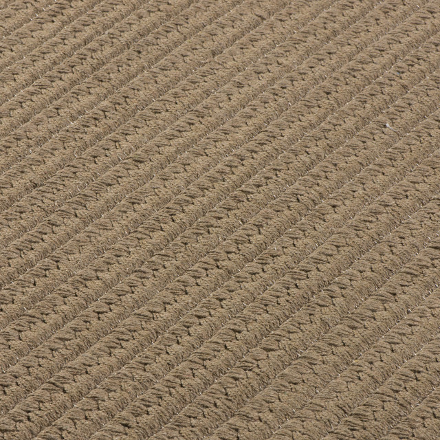 Sunbrella Solid Indoor/Outdoor Rug Coastal Braided Acrylic LS01, 6'x9