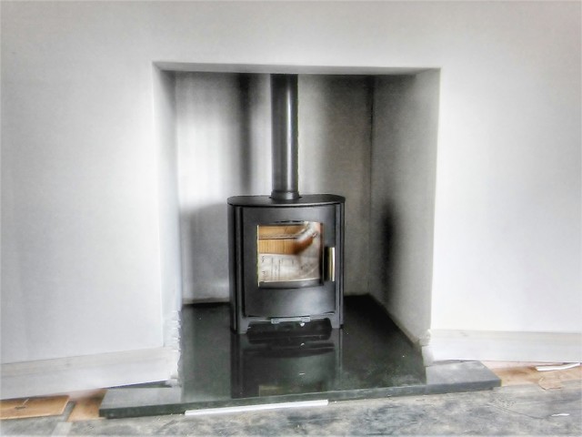 Recent fireplace installations contemporary-vardagsrum