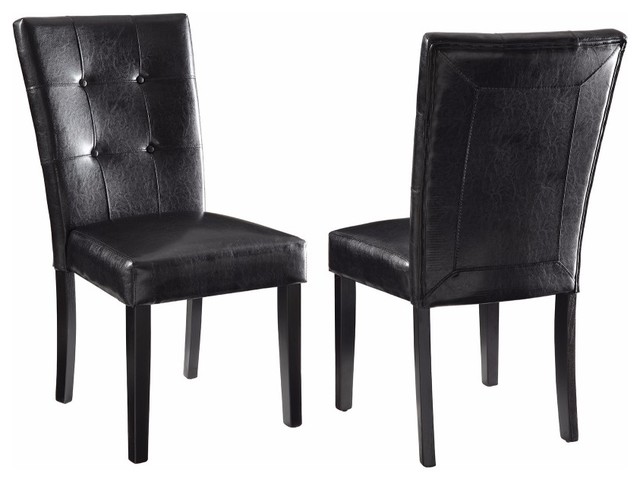 black leather comfy chair
