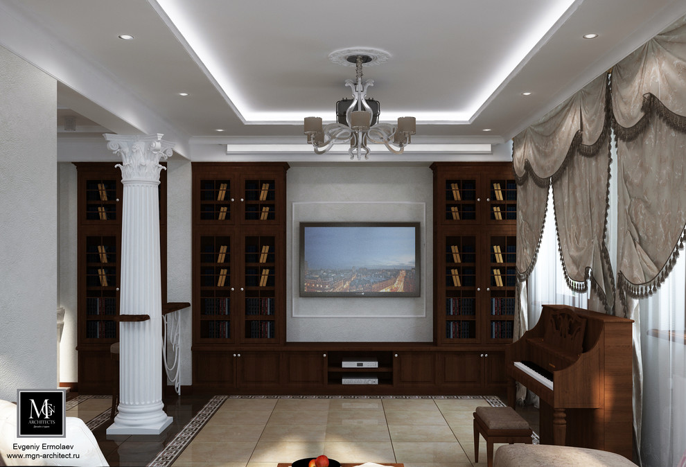 КП Иволги, дом в классическом стиле , темный вариант