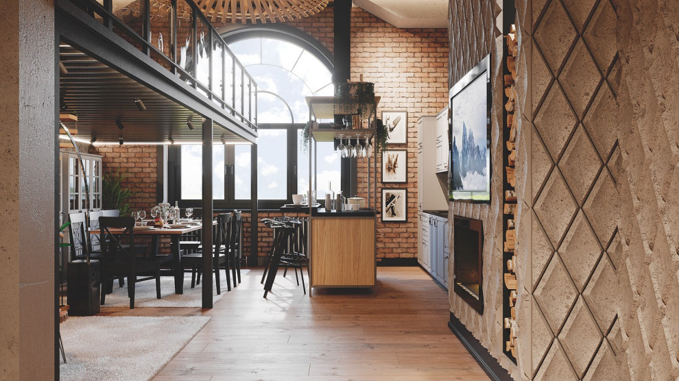 Дизайн-проект квартиры в стиле лофт