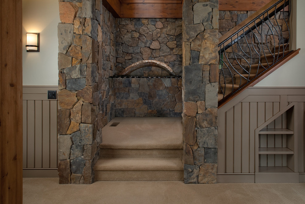 Rosecliff Mountain Style Traditional Staircase Grand