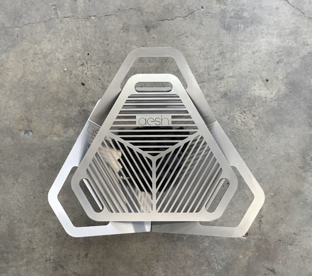 Fireflower Firepit Grill Modern Fire Pits By Aesh Design Fireflower Firepit Grill