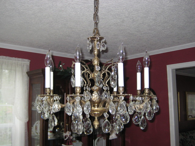 Beautiful Brass Chandalier For Dining Room