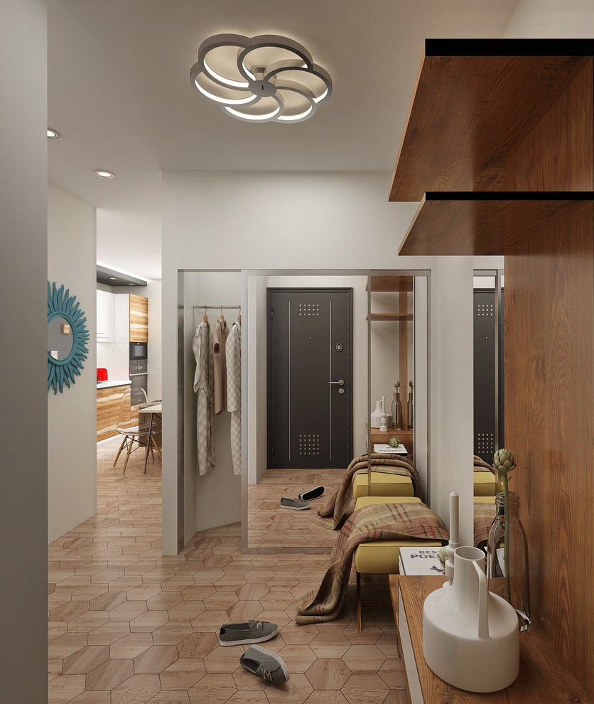 Проект однокомнатной квартиры на улице Репищева