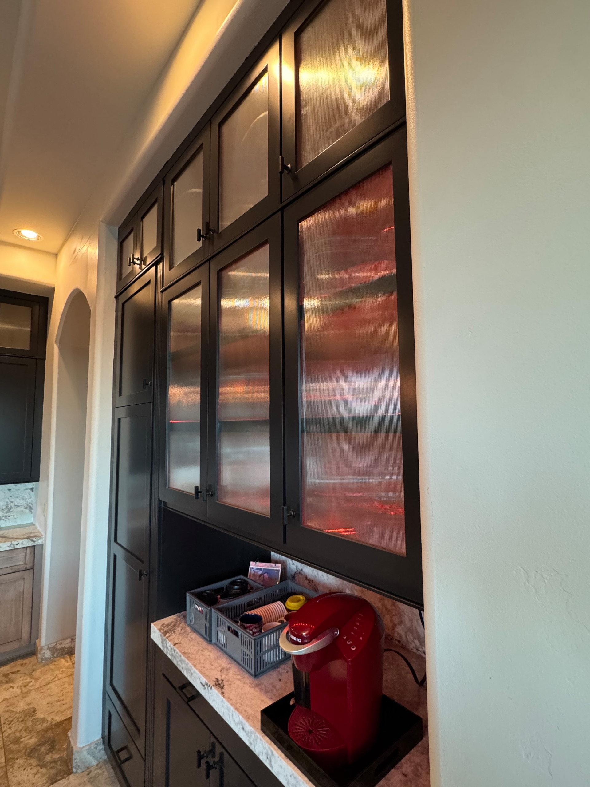 Two Tone Kitchen Reface and Partial Build