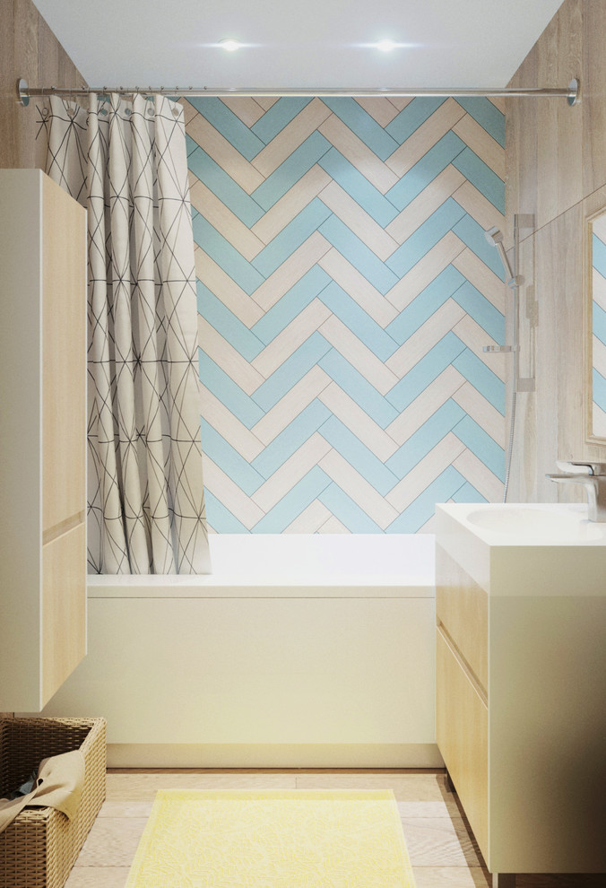 Светлая и лаконичная квартира для семьи с двумя детьми