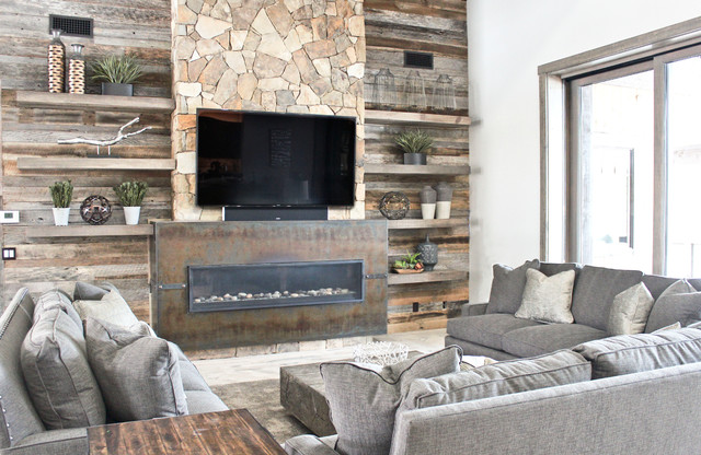 Contemporary Rustic Rustic Living Room Phoenix By Morgan
