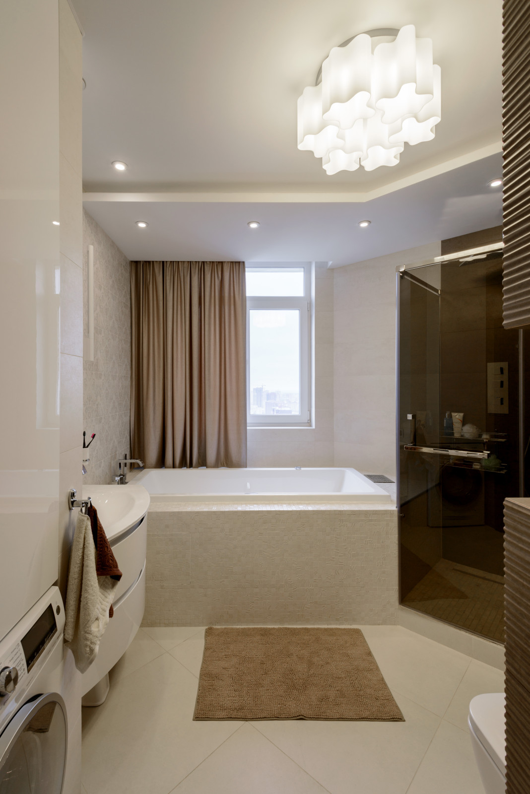 Трехкомнатная квартира-студия в современном стиле