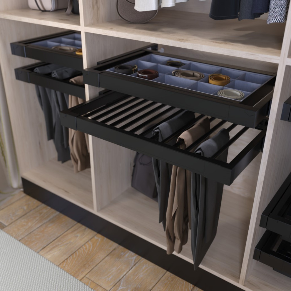 Современная гардеробная с функциональным наполнением IPNOS