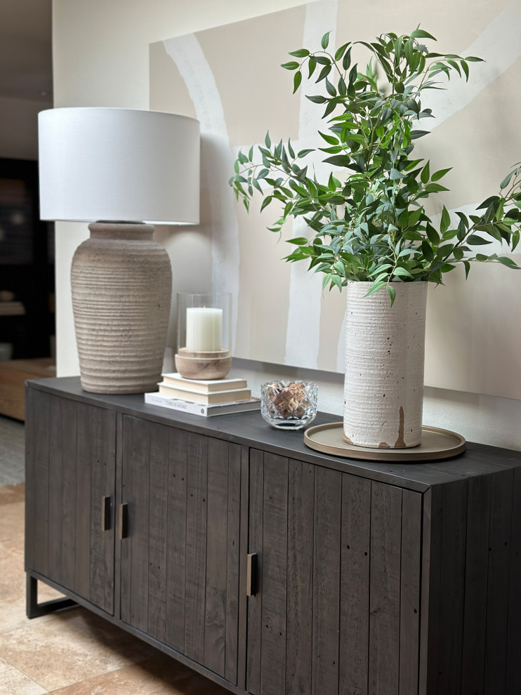 Entryway - transitional entryway idea in Phoenix