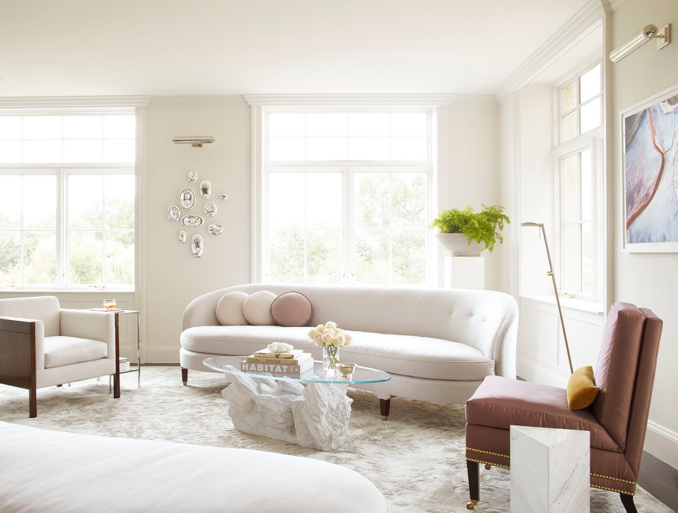 Transitional home design photo in Boston