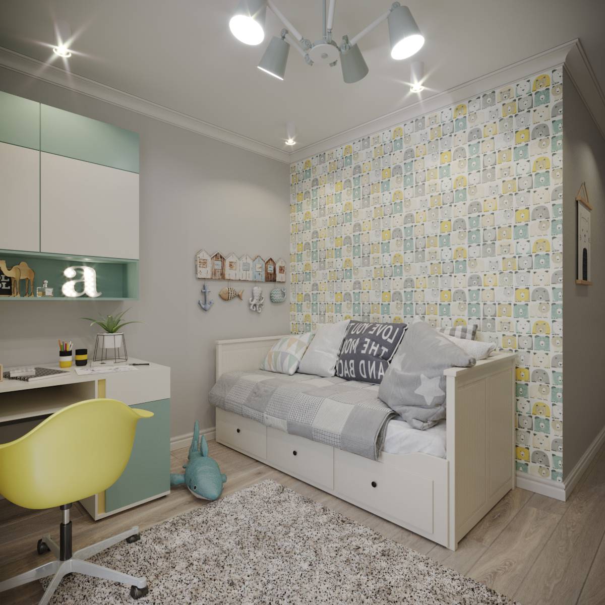 Интерьер для молодой семьи "Полет фантазий"