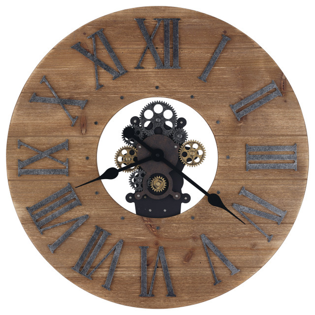 Howard Miller Forest Oversized Gallery Wall Clock, 24" Diameter