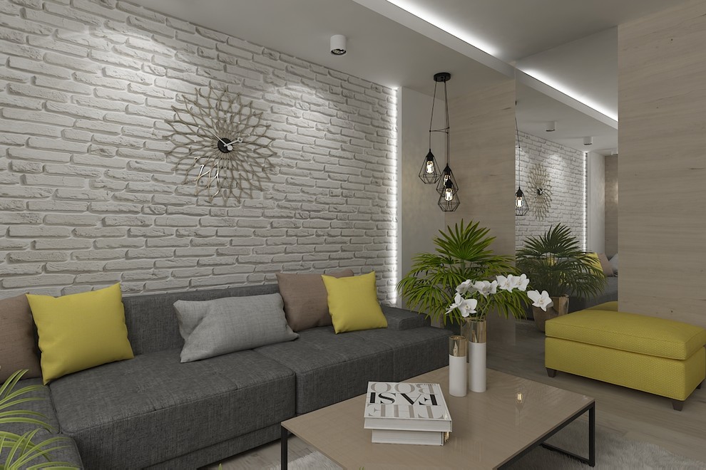 Гостиная в загородном доме