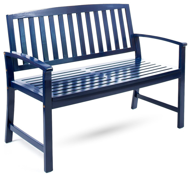 Gdf Studio Hardy Farmhouse Cottage Acacia Wood Bench