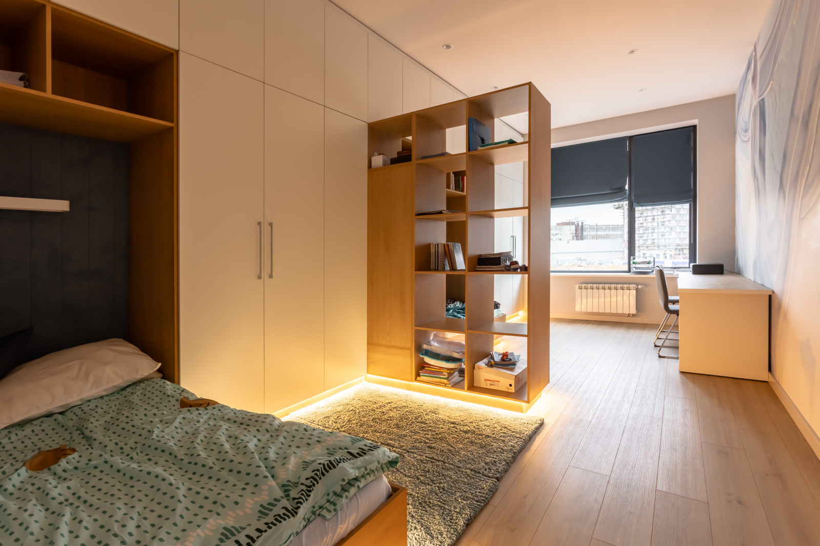 Ремонт четырехкомнатной квартиры для семьи с тремя детьми 120 м² в ЖК Лефортово