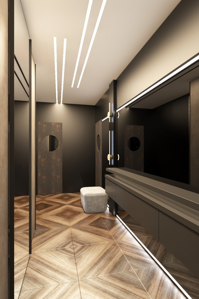 Дизайн интерьера двух комнатной квартиры. Прихожая.  Краснодарский край