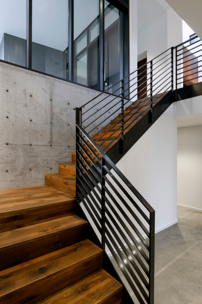 This is an example of a contemporary staircase in Seattle.