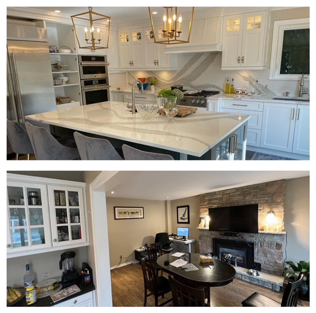 Complete Main Floor remodelling including removing a few load-bearing walls