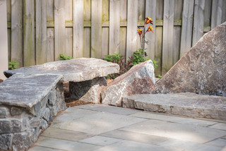 Beiger Garten Mit Feuerstelle Ideen Fur Die Gartengestaltung August 2020 Houzz De