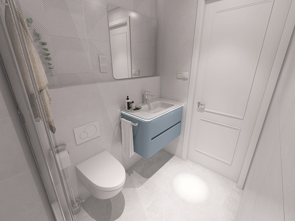 Baño pequeño - Diseño 3D