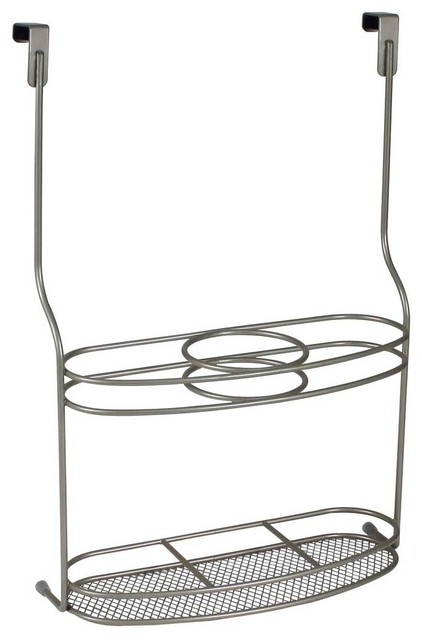 Hair Dryer Holder Transitional Bathroom Organizers By