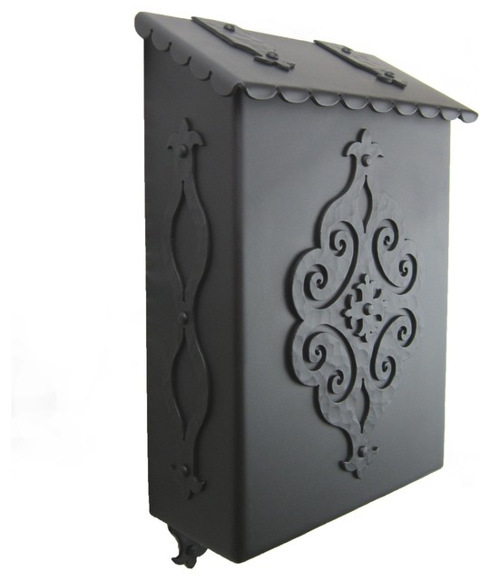 Spanish Revival Wrought Iron Mailbox Mediterranean Mailboxes by