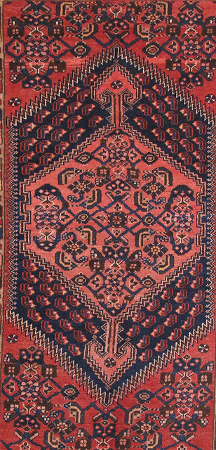 Consigned, Persian 5 x 7 Area Rug, Zanjan Hand-Knotted Woool Rug