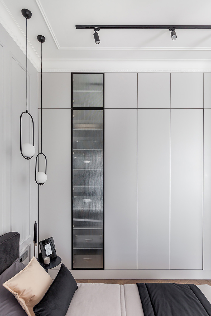 Элегантная квартира в стиле Total black