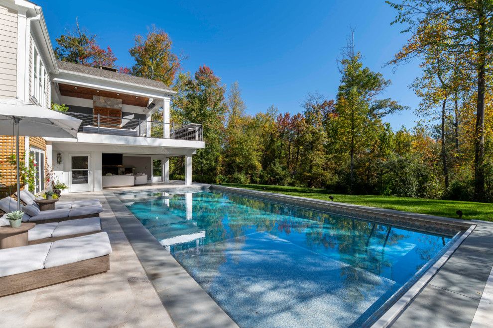 Transitional pool photo in DC Metro