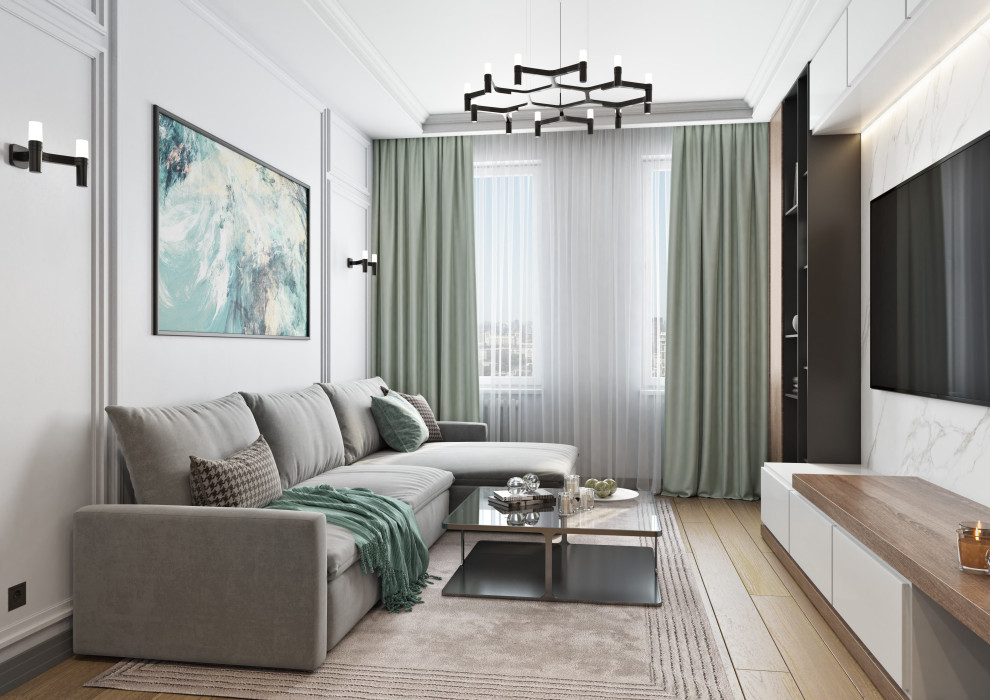 Дизайн и ремонт квартиры в ЖК «Алые Паруса» — Королевство белизны