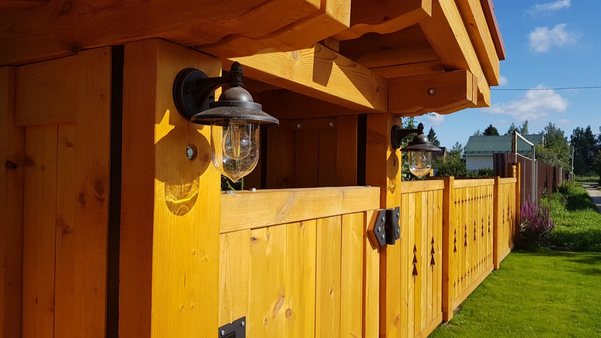 Заборы в стиле ШАЛЕ