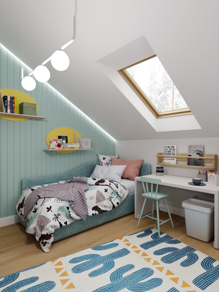 Дизайн проект каркасного дома в коттеджном поселке "Чайка", Московская область