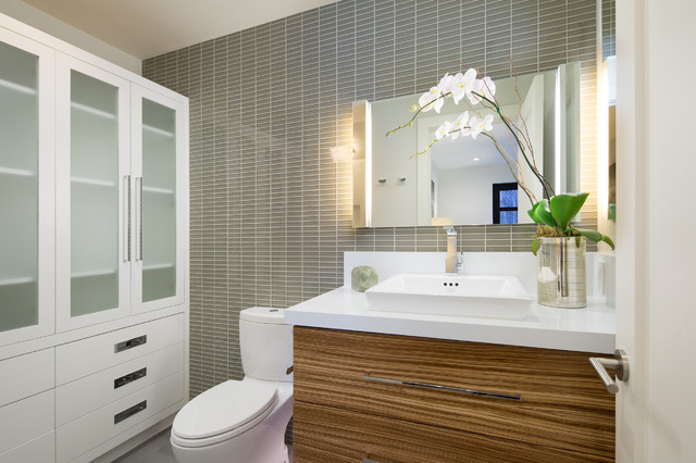 Residence, Mill Valley, California minimalistisch-badezimmer