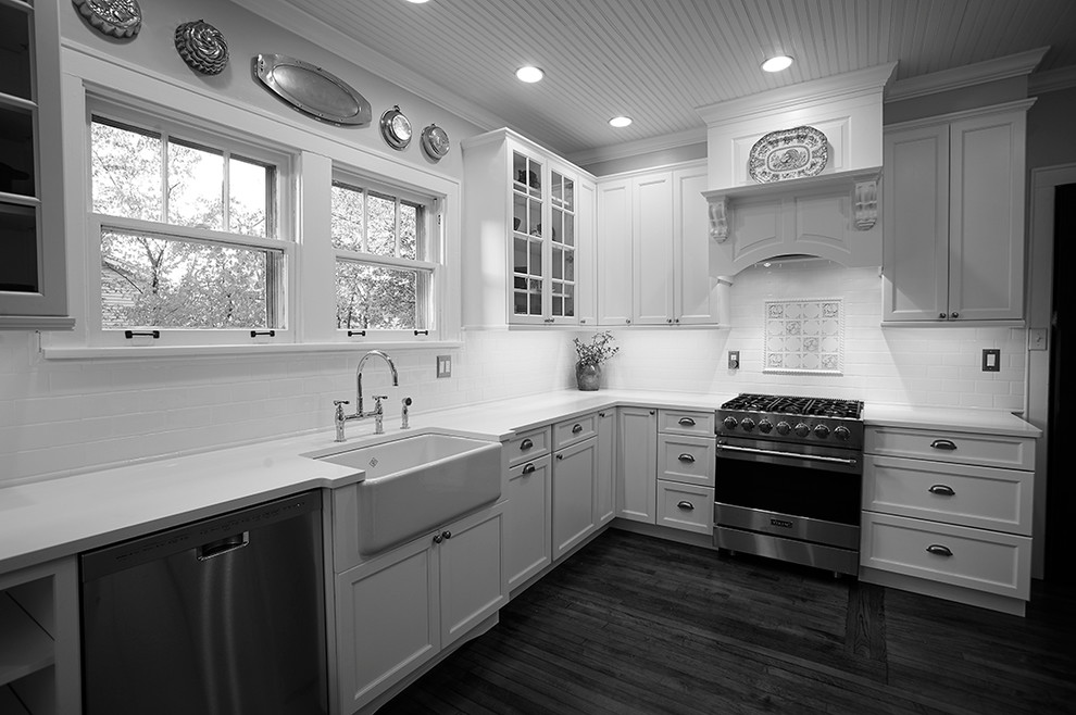 A beautiful white white kitchen in Deerfield