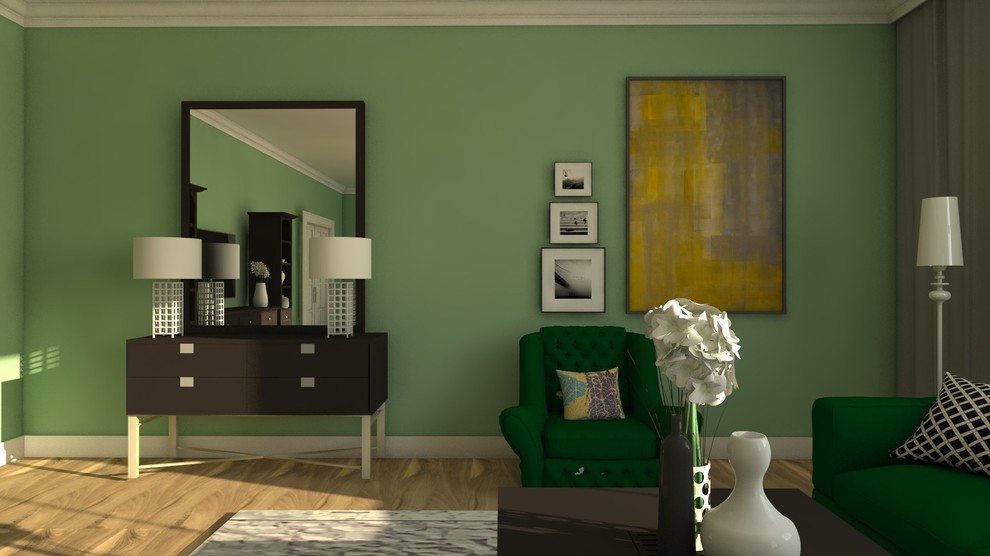 Гостинная комната в 3-х комнатной квартире