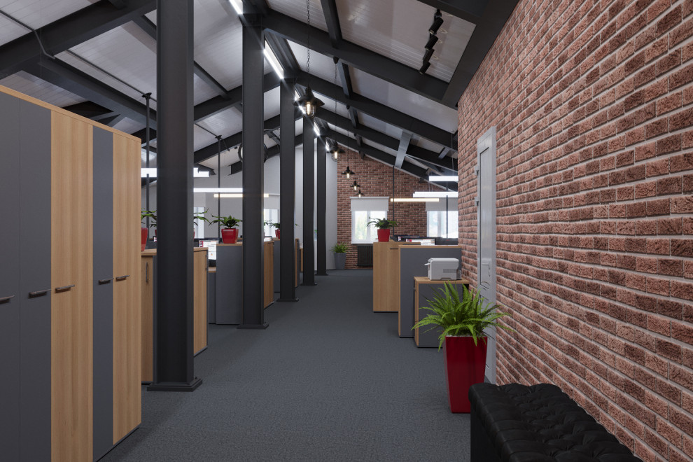 Офис на мансардном этаже