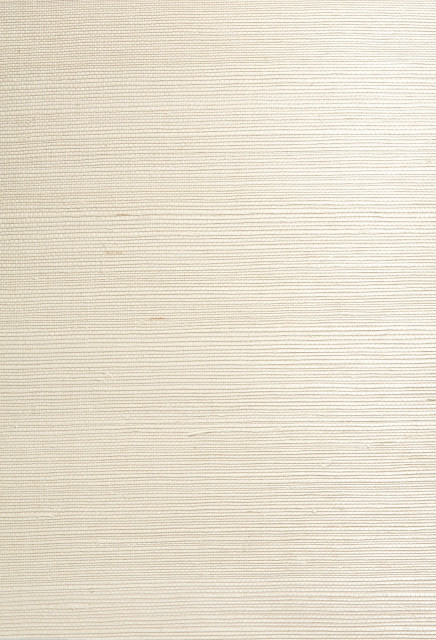 Pei Cream Grasscloth Wallpaper,, Sample - Contemporary - Wallpaper - by