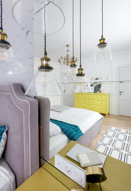 Surf 98м2 industrial-schlafzimmer