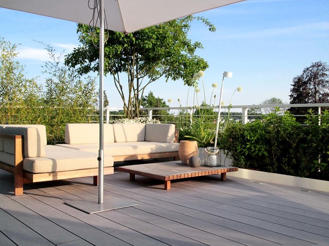 Sitzecke auf der Terrasse - Modern - Terrasse - Frankfurt am Main - von Eberhard Horn Designgruppe