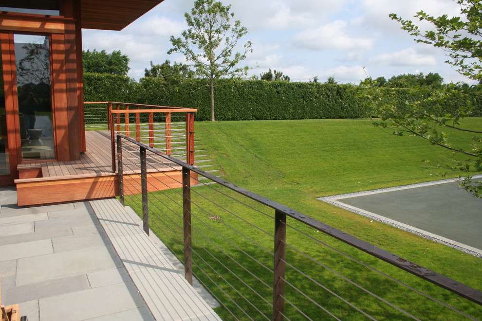 Contemporary garden in Boston.