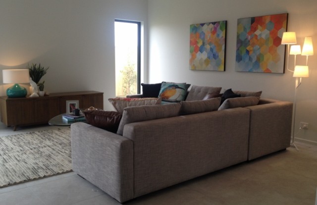 Large modern family room in Geelong.