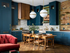 Kitchen of the Week: Colorful and Moody With Industrial Roots