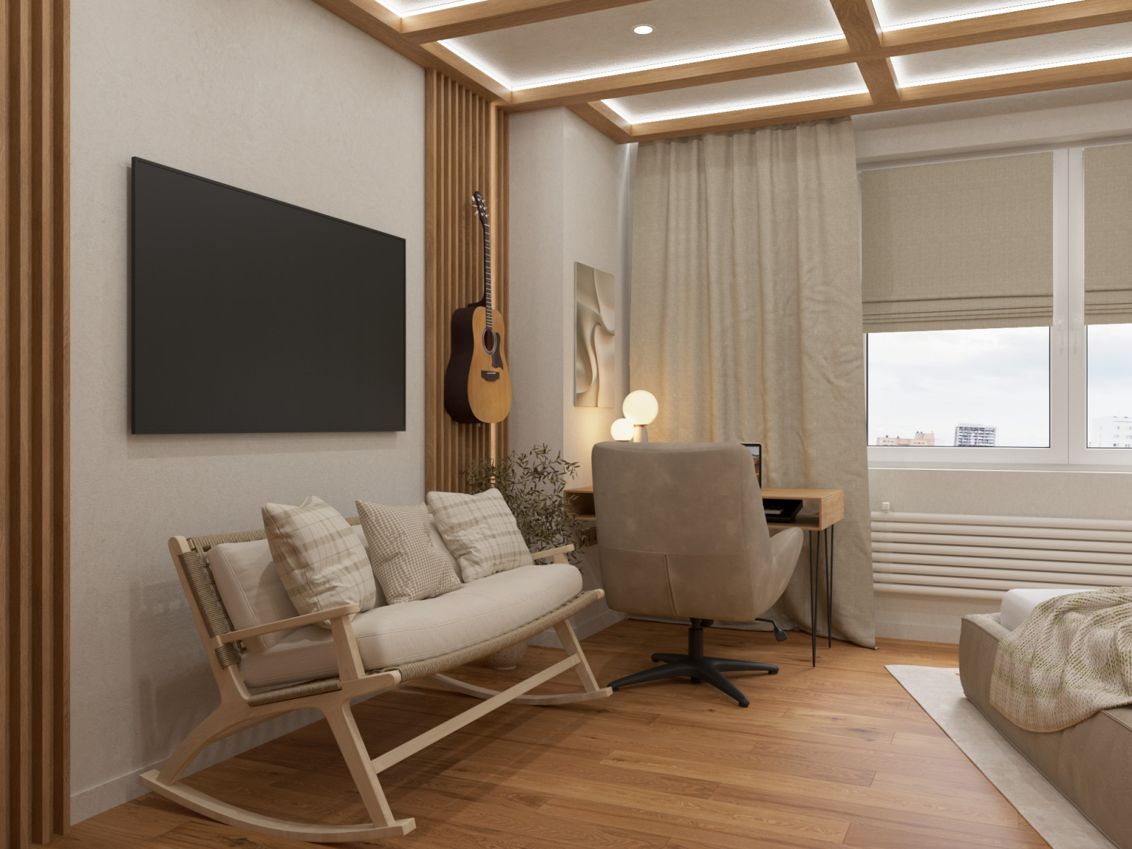 Проект квартиры в Москве, джапанди